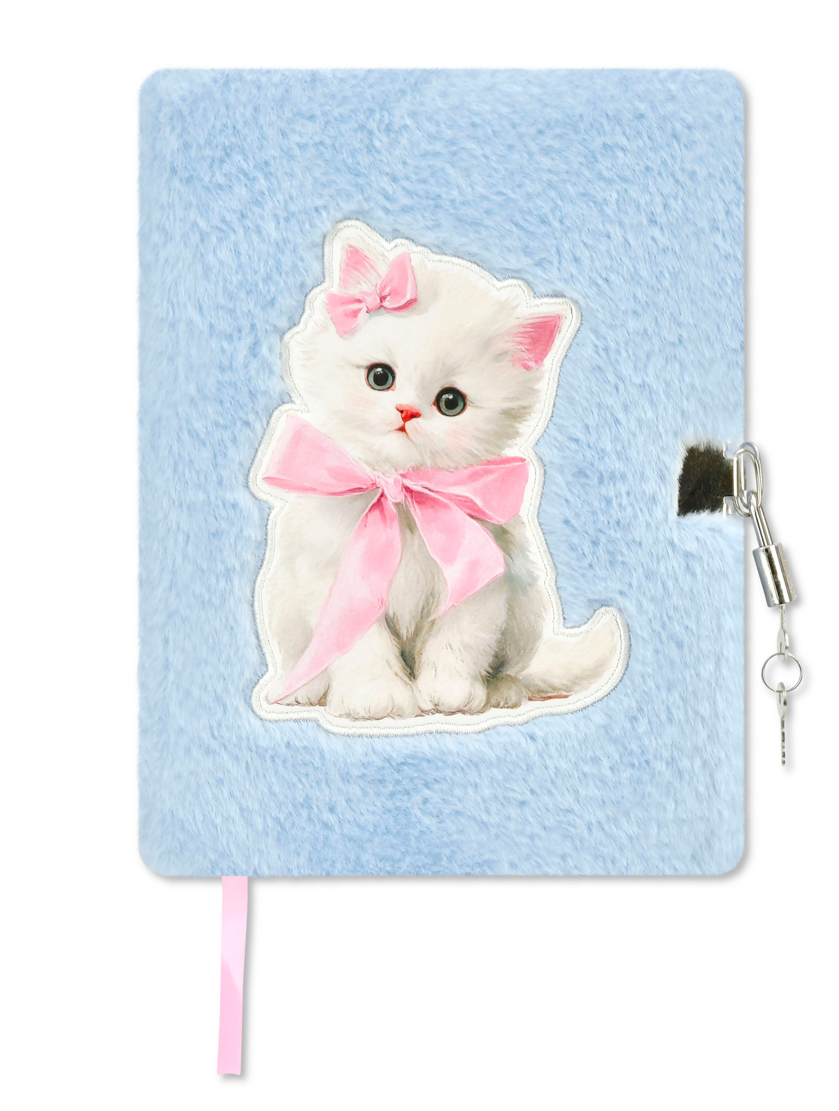 Pretty Kitty Lock and Key Journal