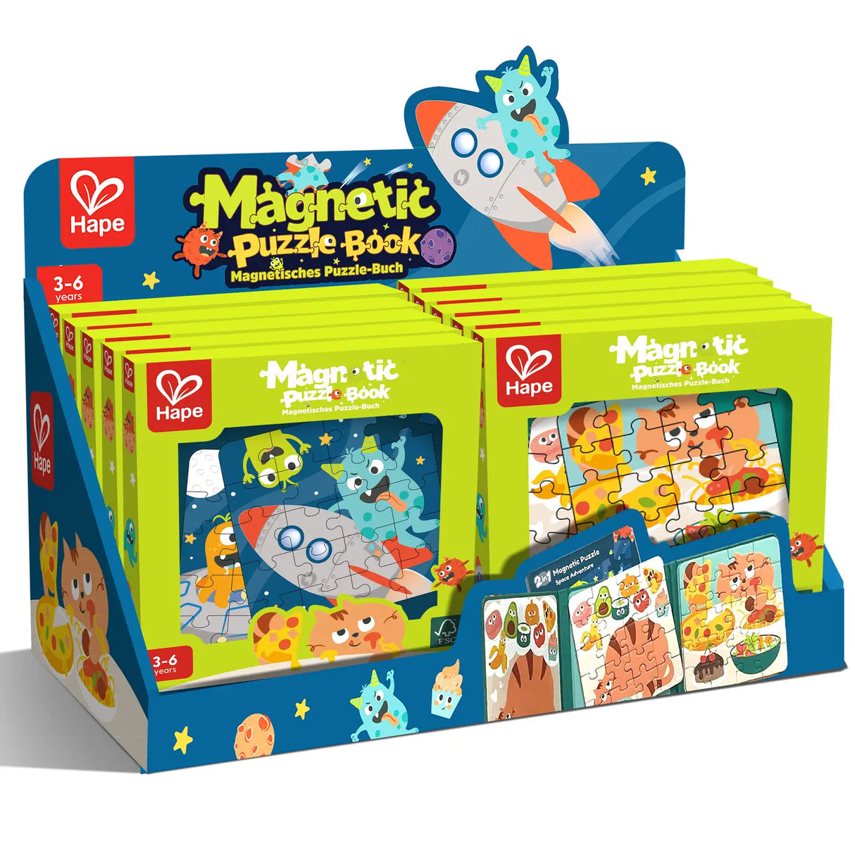 Hape E6614 Magnetic Puzzle Book