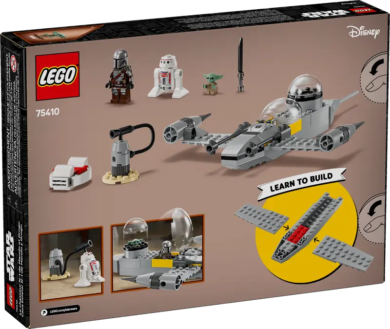 LEGO Star Wars 75410 Mando and Grogus N-1 Starfighter