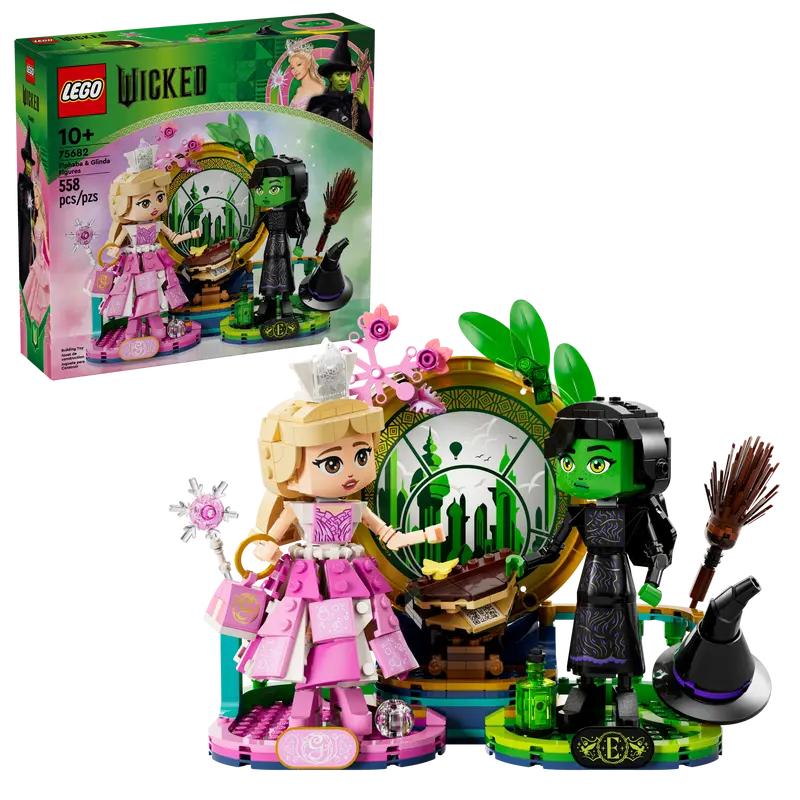 LEGO Wicked 75682 Elphaba & Glinda Figures