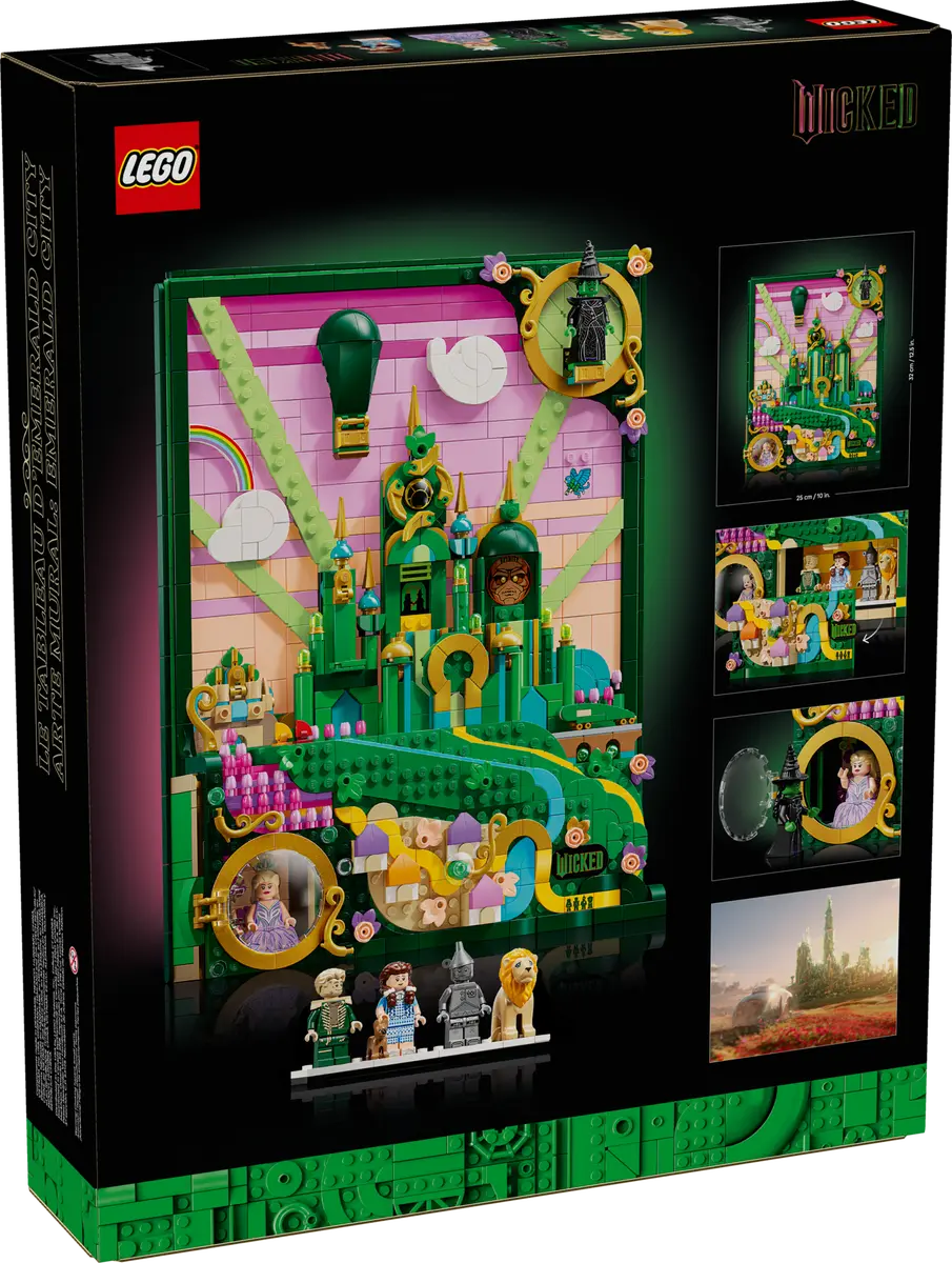 LEGO Wicked 75685 Emerald City Wall Art