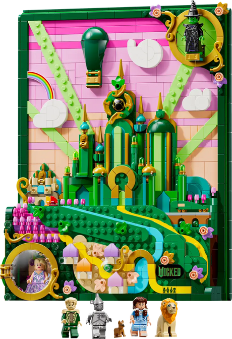 LEGO Wicked 75685 Emerald City Wall Art