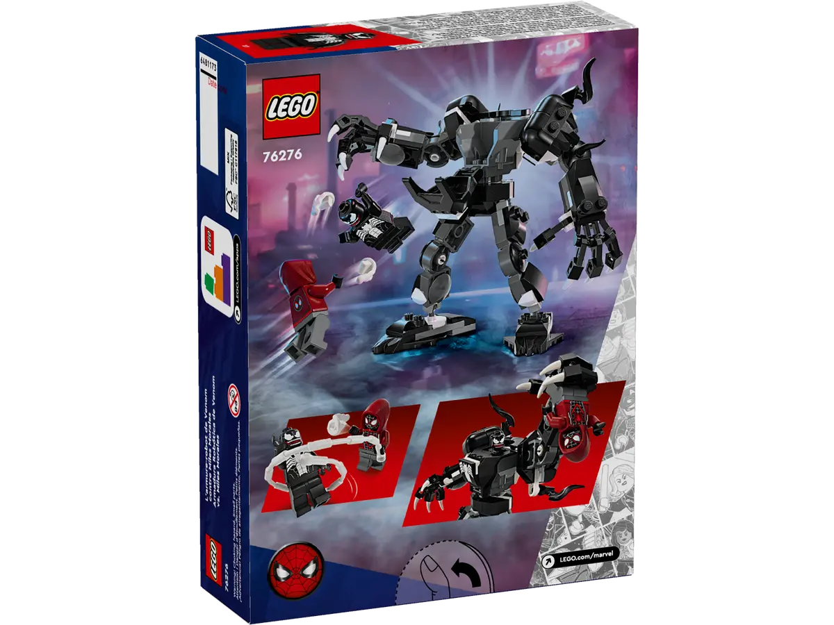 LEGO Super Hero 76276 Venom Mech Armor vs. Miles Morales Turner Toys