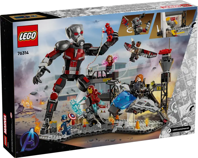 LEGO Super Hero 76314 Captain America: Civil War Action Battle