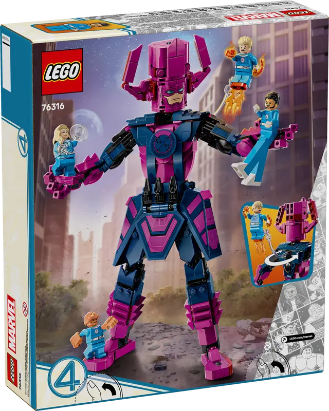 LEGO Super Hero 76316 Fantastic Four vs. Galactus Construction Figure