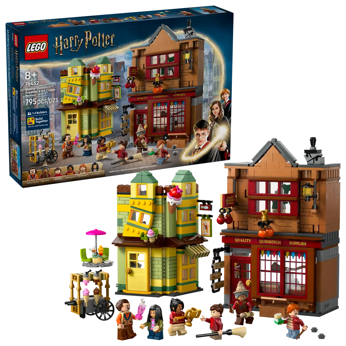 LEGO Harry Potter 76452 Quality Quidditch Supplies & Ice Cream Parlour