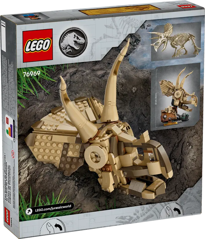 LEGO Jurassic 76969 Dinosaur Fossils: Triceratops Skull
