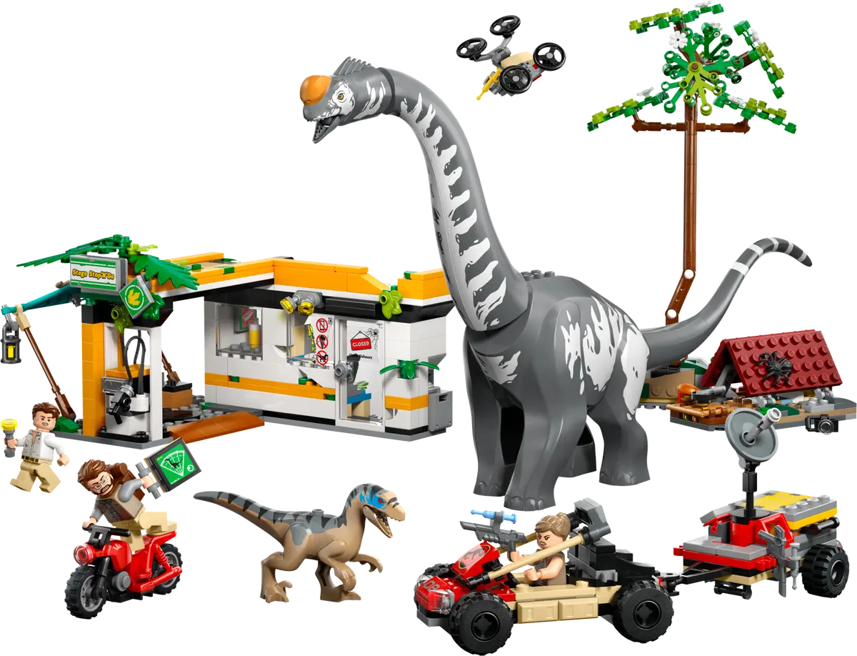 LEGO Jurassic 76973 Raptor & Titanosaurus Tracking Mission