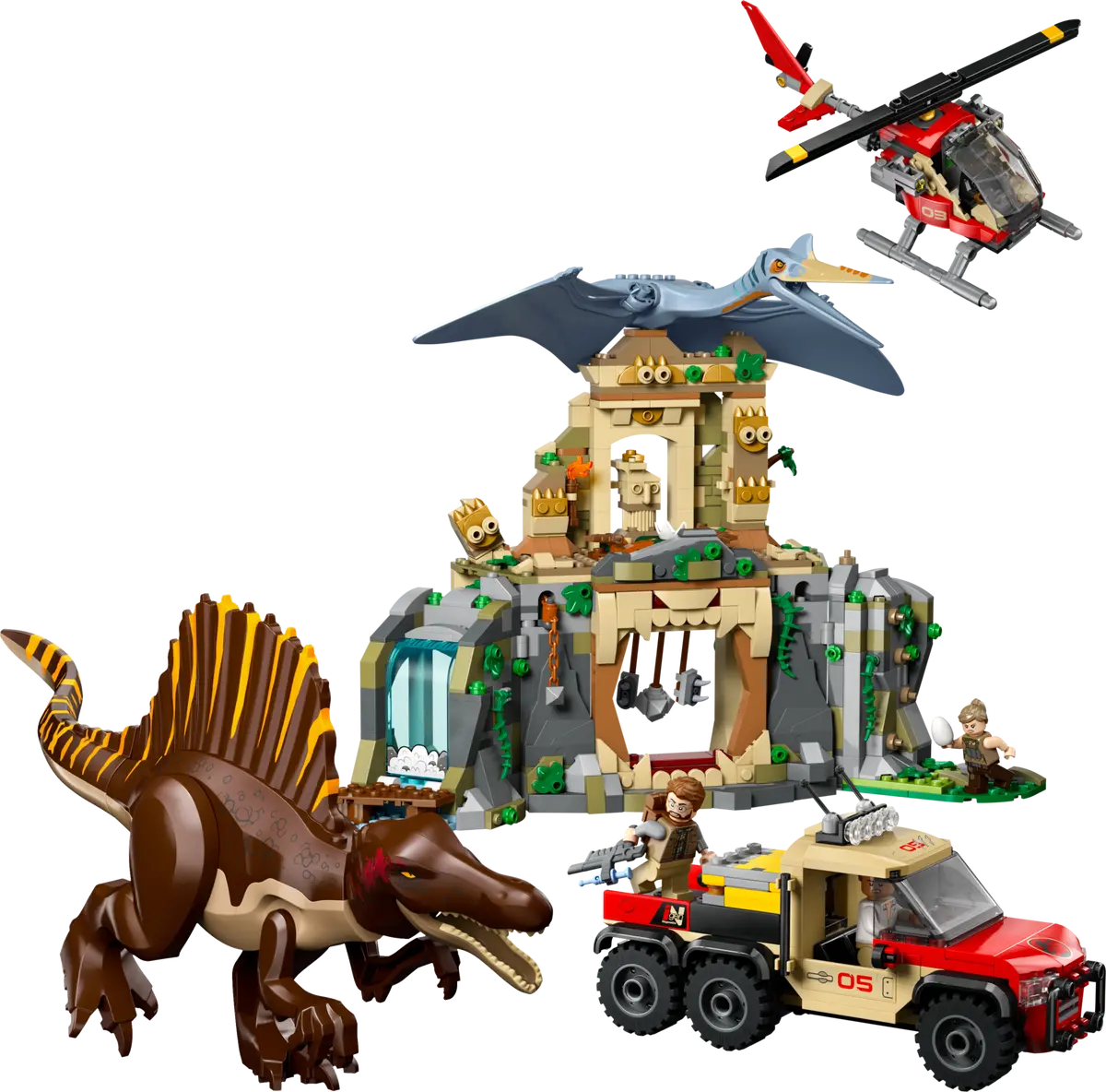 LEGO Jurassic 76976 Spinosaurus & Quetzalcoatlus Air Mission