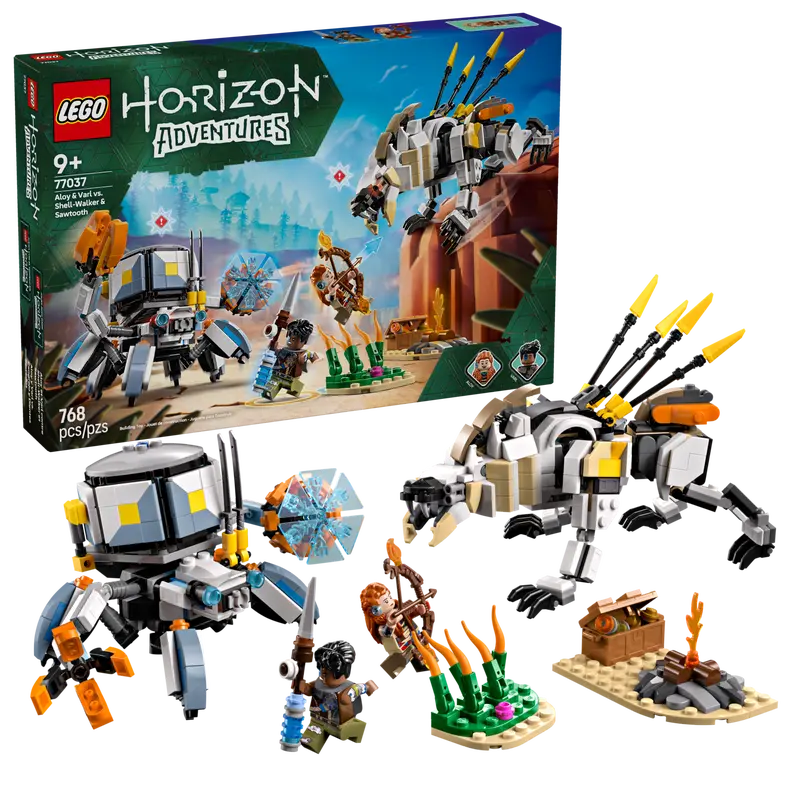 LEGO Horizon 77037 Aloy & Varl vs Shel-Walker & Sawtooth