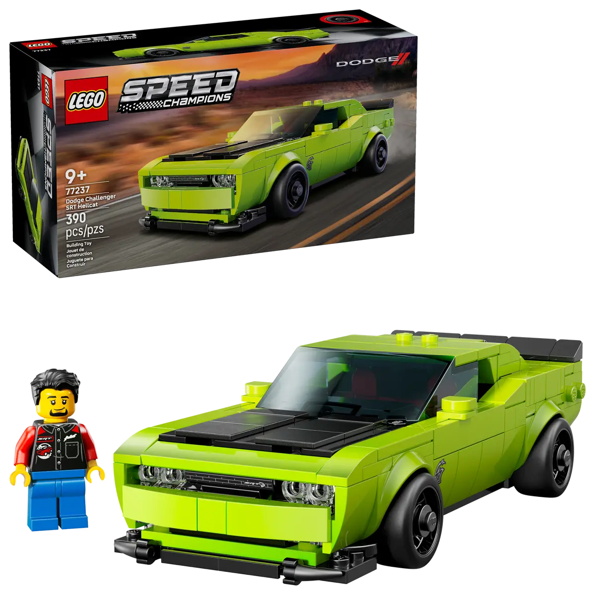 LEGO Speed 77237 Dodge Challenger SRT Hellcat Sports Car