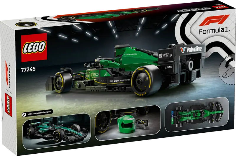 LEGO Speed 77245 Aston Martin Aramaco F1 AMR24 Race Car