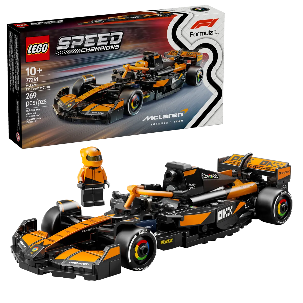 LEGO Speed 77251 McLaren F1 Team MCL38 Race Car