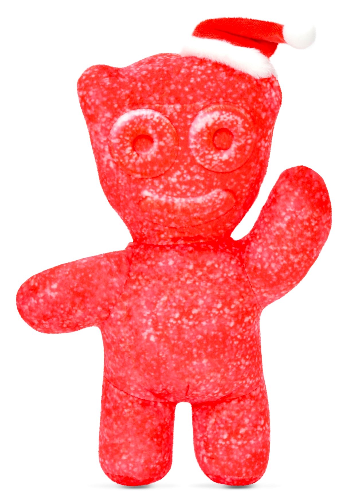 Sour Patch Kid Red With Holiday Hat Plush