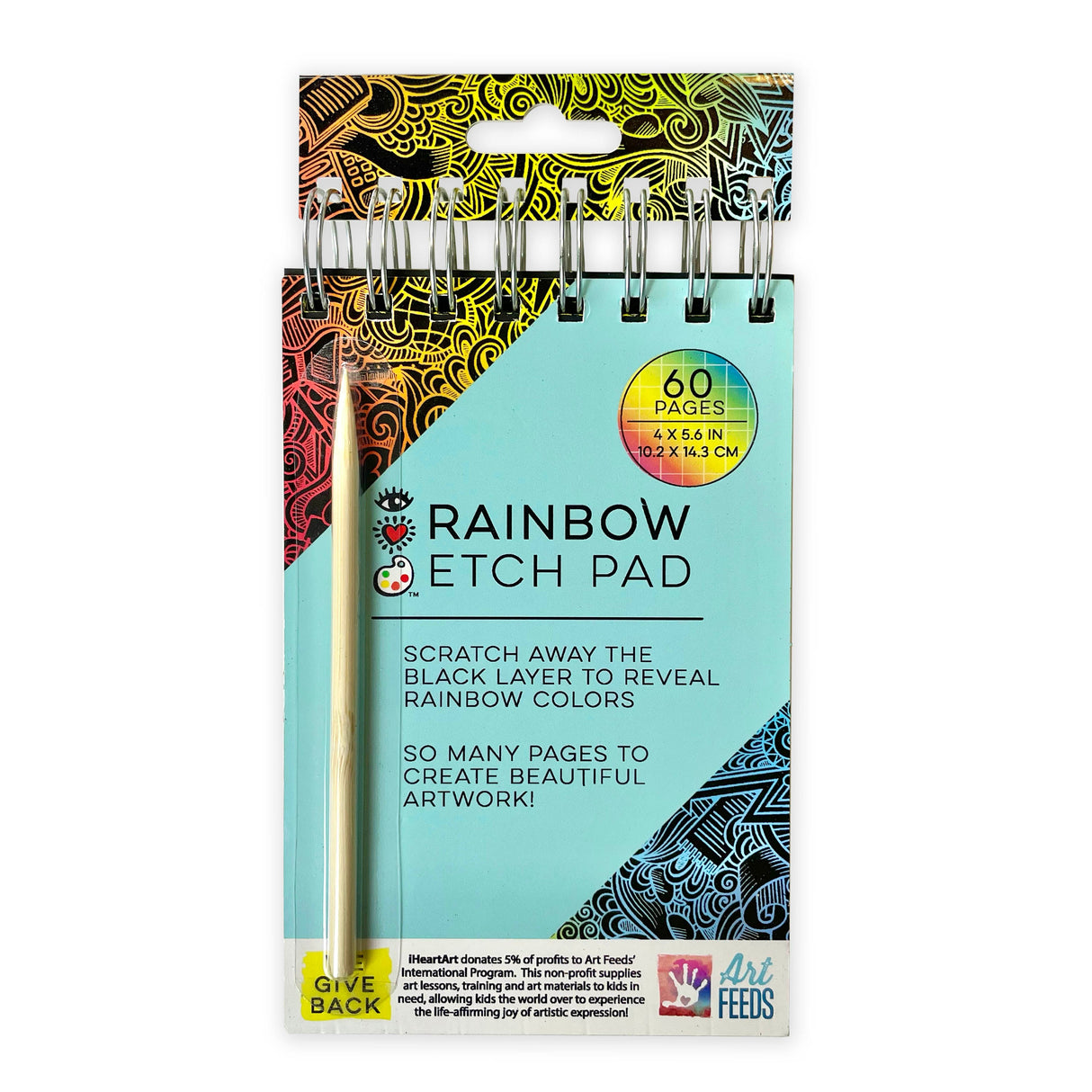 Rainbow Etch Pad - 60 pages