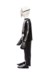 Glow in the Dark Skeleton Shirt, Pants & Mask 3/4