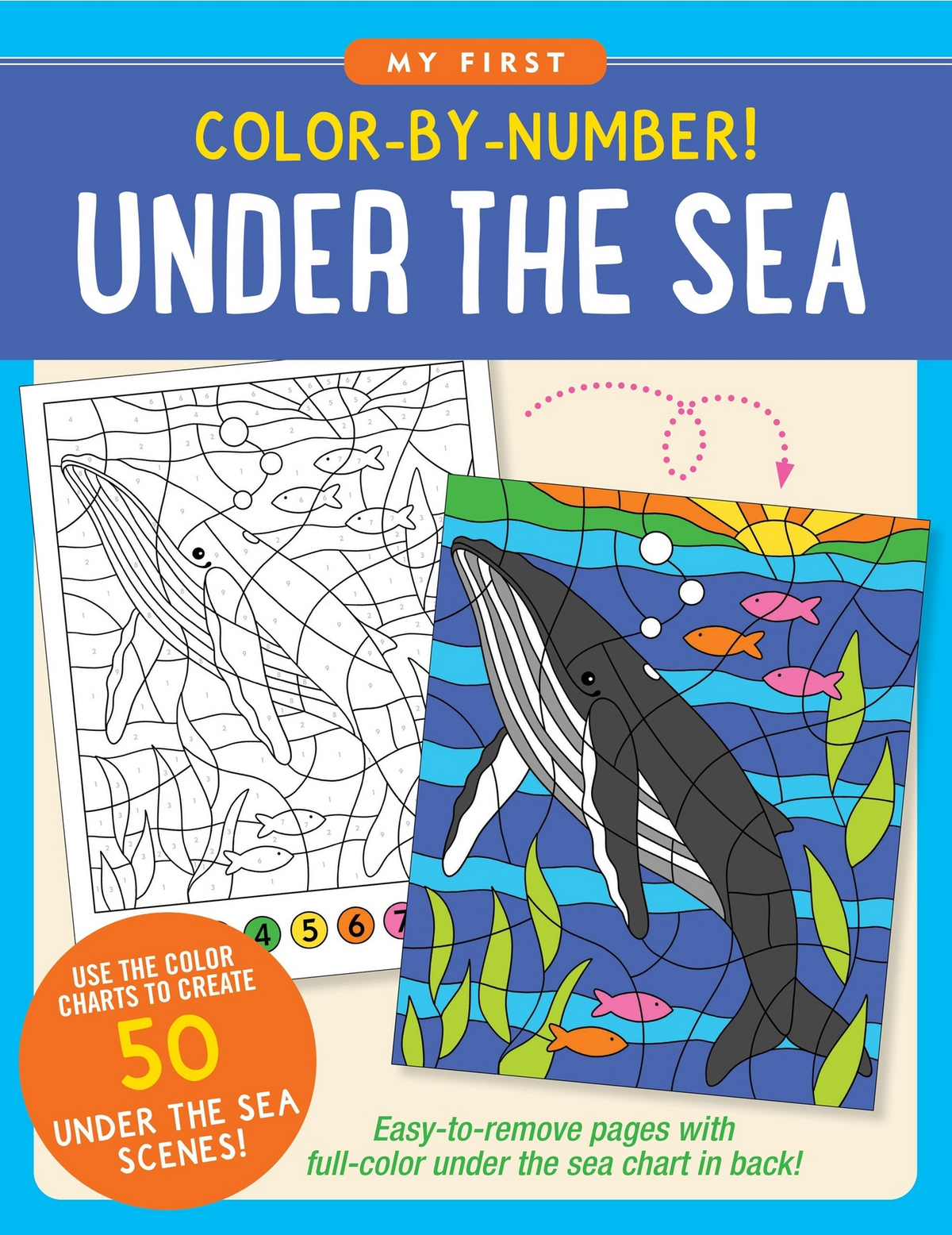 Color By Number Under the Sea