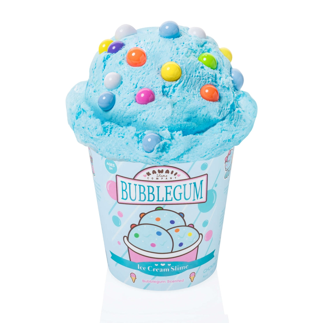 Bubblegum Scented Ice Cream Pint Kawaii Slime
