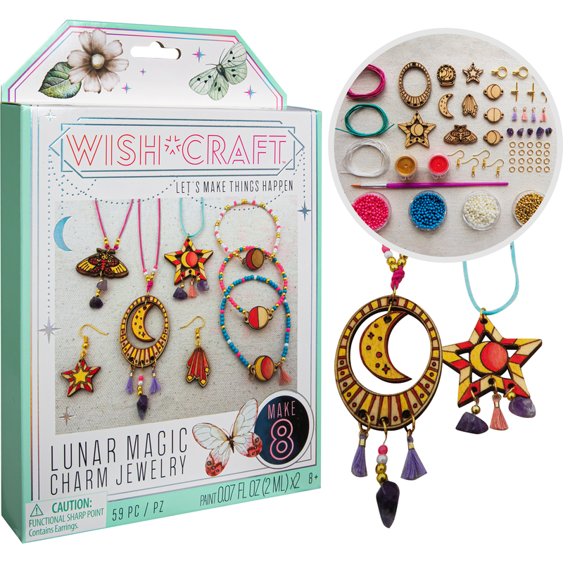 Great deals on BRIGHT STRIPES Lunar Magic Charm Jewelry Kit - Makes 8  Items(2924)