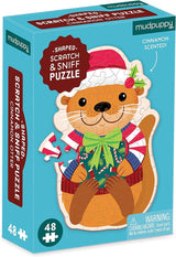 Scratch and Sniff Cinnamon Otter 48-Piece Mini Puzzle