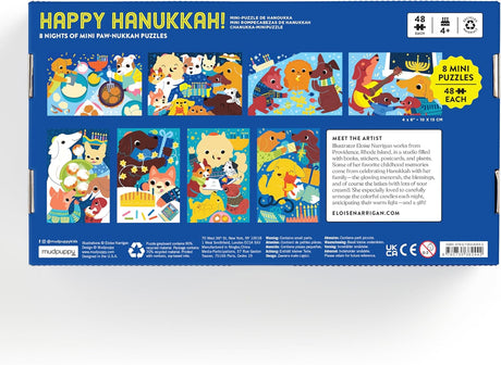 MudPuppy Calendar Advent Happy Hanukkah!