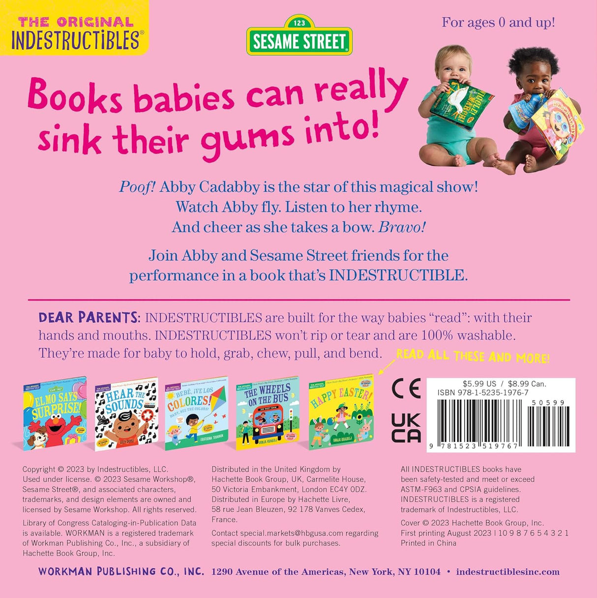 Sesame Street: Starring Abby Cadabby Indestructibles Book