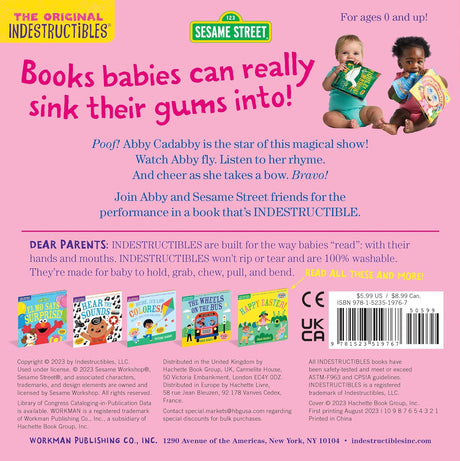 Sesame Street: Starring Abby Cadabby Indestructibles Book