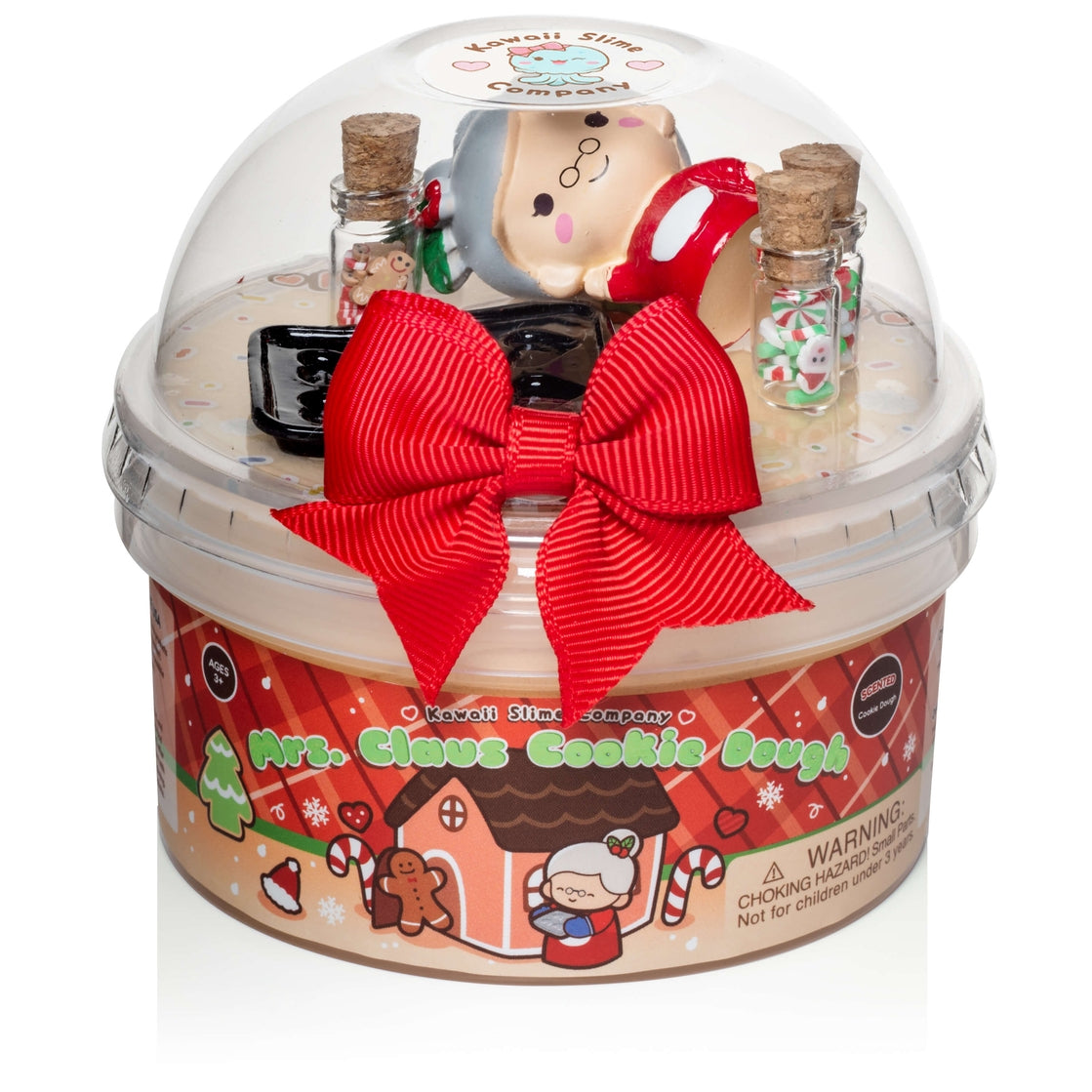 Mrs. Claus' Cookie Dough Clay-Dough Kawaii Slime