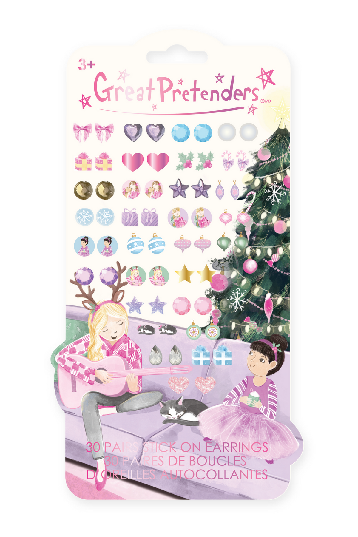 Holiday Sticker Earrings (30 pairs)