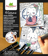 Artissimo -S Layout and Markers Kawaii Animals - 10y+