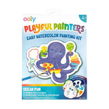 Playful Painters: Easy Watercolor Painting Kit - Ocean Pals