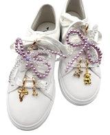 Pink Pearl Shoe Charms