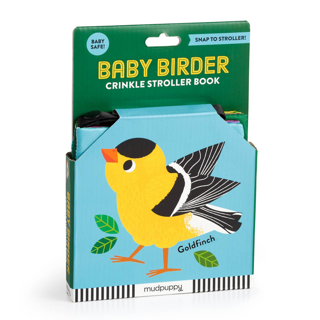 Crinkle Fabric Stroller Book Baby Birder