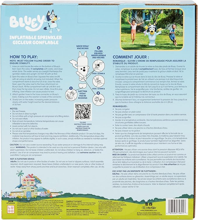 Bluey Inflatable Sprinkler