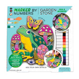 iHeartArt Marker By Numbers Garden Stone Frog & Mushroom
