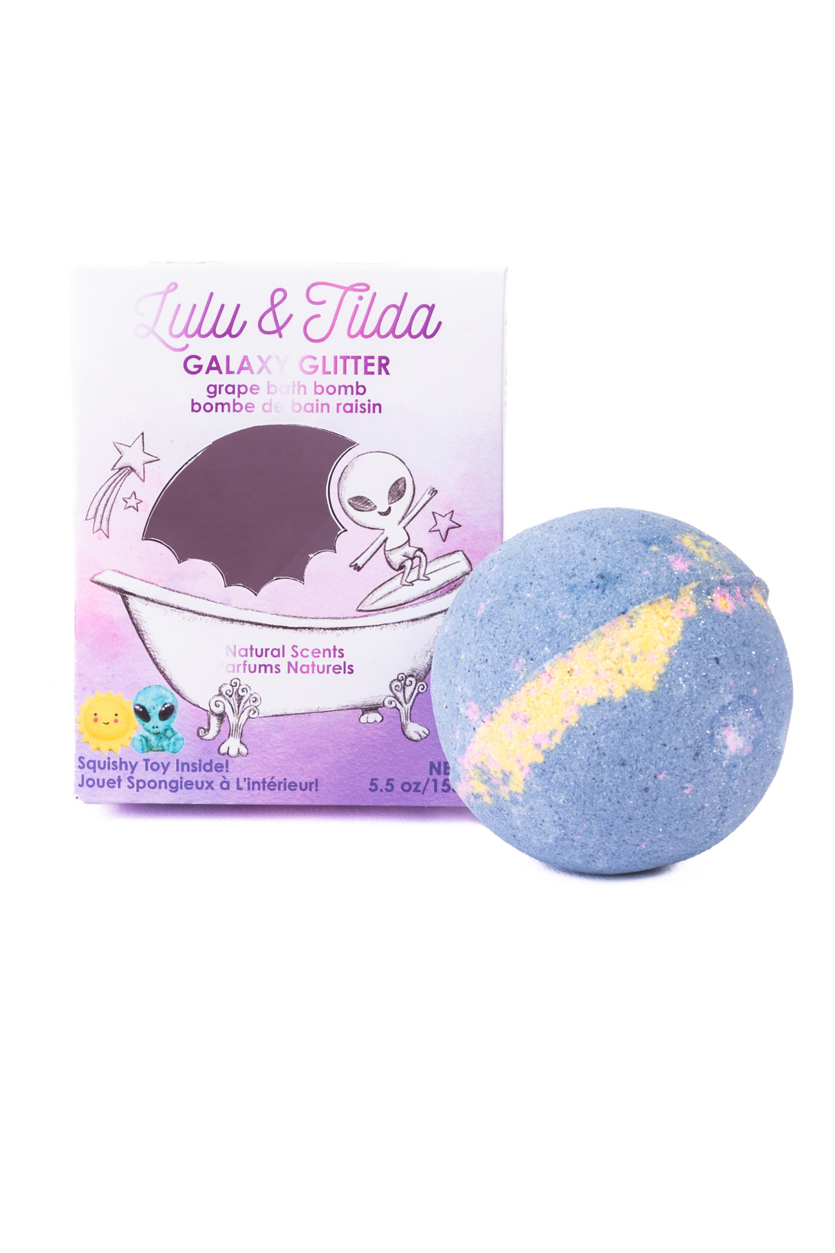 Galaxy Glitter Bath Bomb 5.5oz