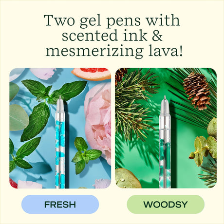 Lifelines Scented Lava Pen Set Green/Blue