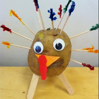 Make a Potato Turkey