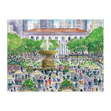 Springtime At the Library 500 Piece Double-Sided Puzzle