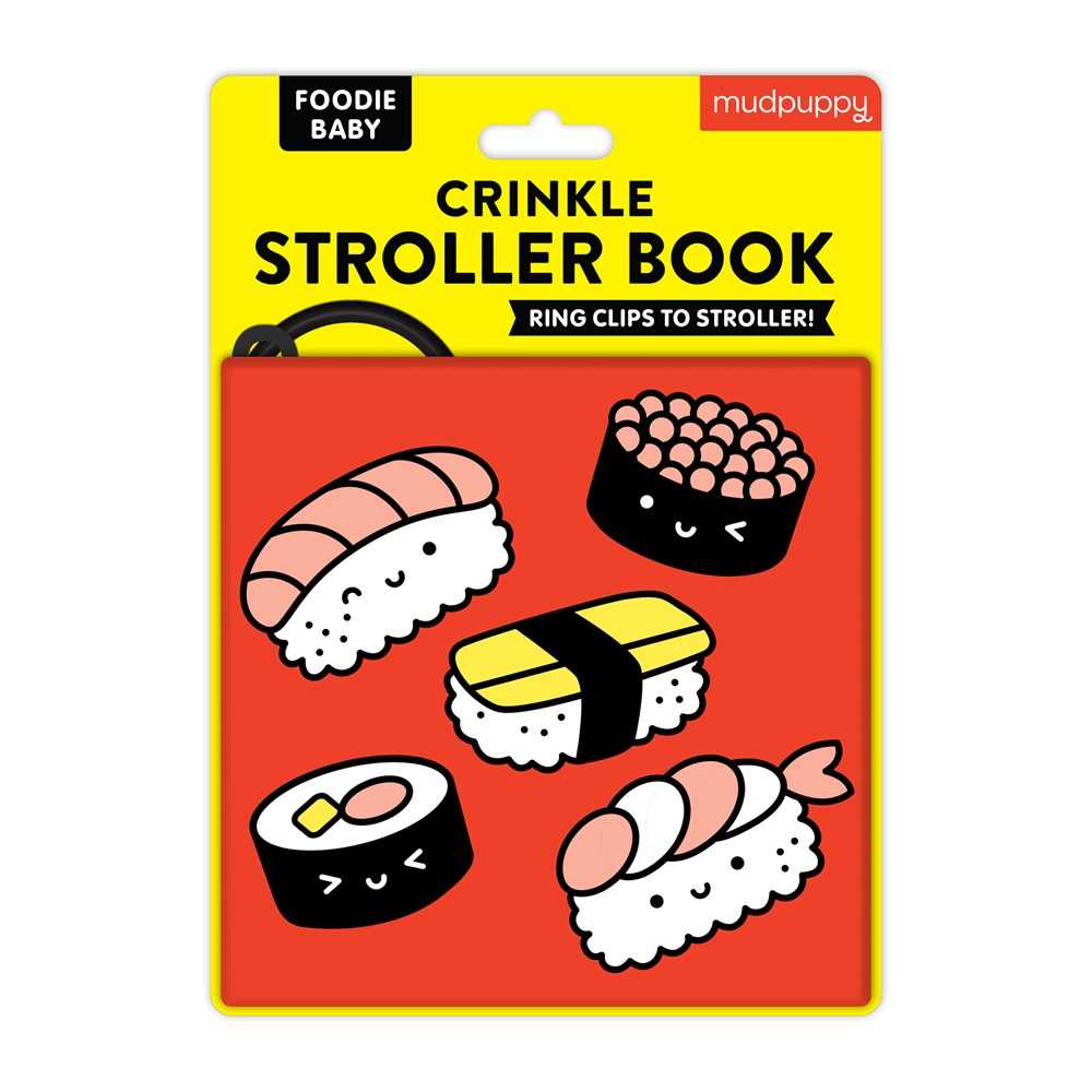 MudPuppy Foodie Baby Crinkle Stroller Book