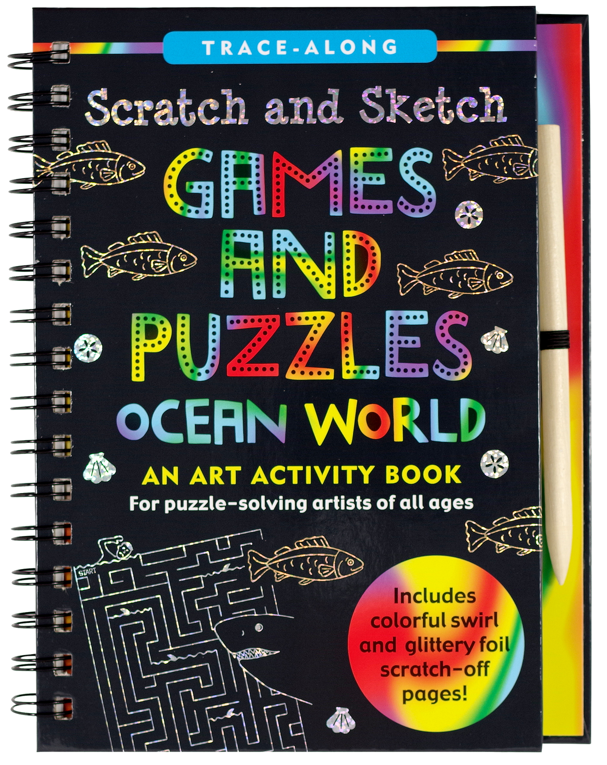 Games and Puzzles Ocean World Scratch and Sketch