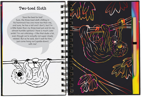 Sloths and Friends Scratch and Sketch