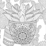 Artist's Coloring Books: Succulents