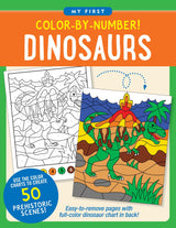 Color by Number Dinosaurs