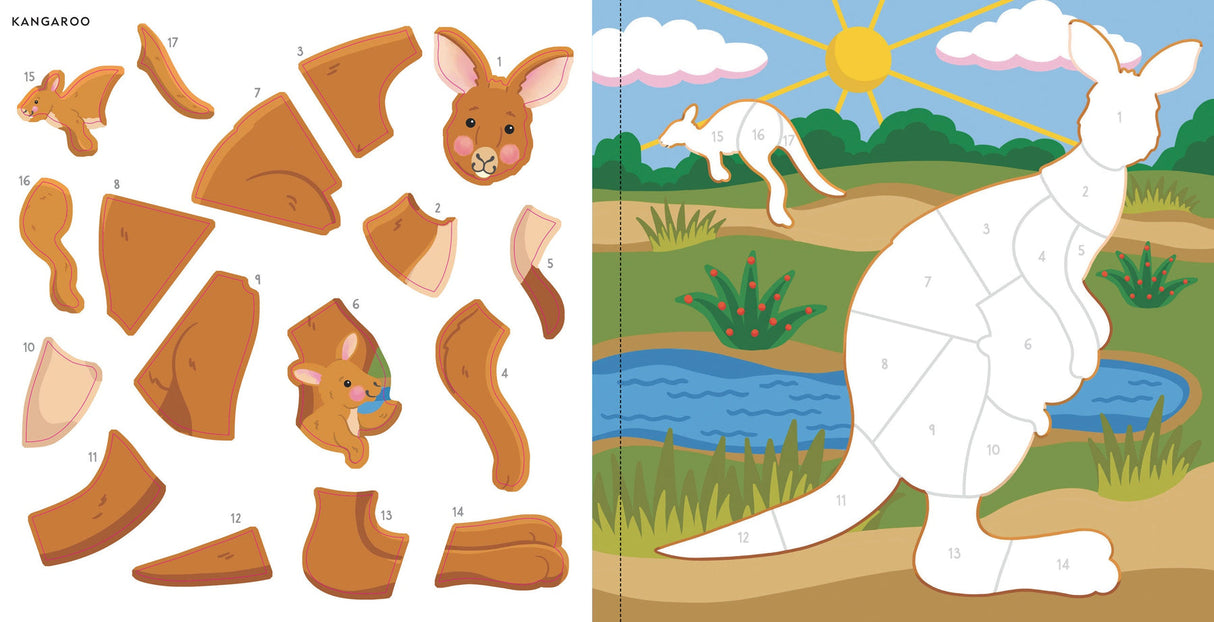 My First Color-by-Sticker Book -- Furry Friends