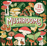Artist's Coloring Books: Mushrooms