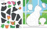Large Print Color-by-Sticker Book: Calming Creations