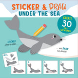 Draw-by-Sticker Book - Under the Sea