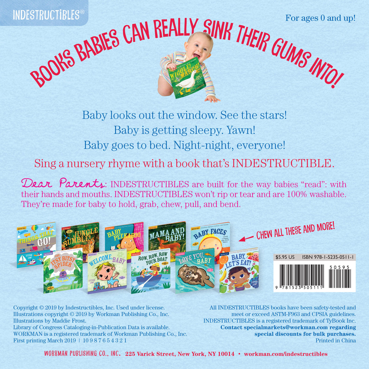 Twinkle, Twinkle, Little Star Indestructibles Book