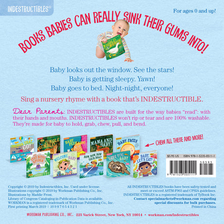 Twinkle, Twinkle, Little Star Indestructibles Book